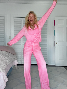 Jordann Jammies Pink Denim Dreams Pajama Set 4